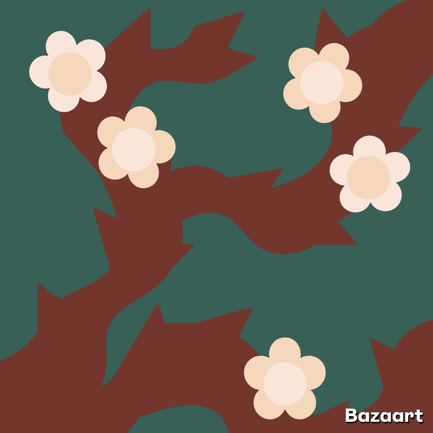 Entremelles par Clément Bonval — motif de carreau de ciment
