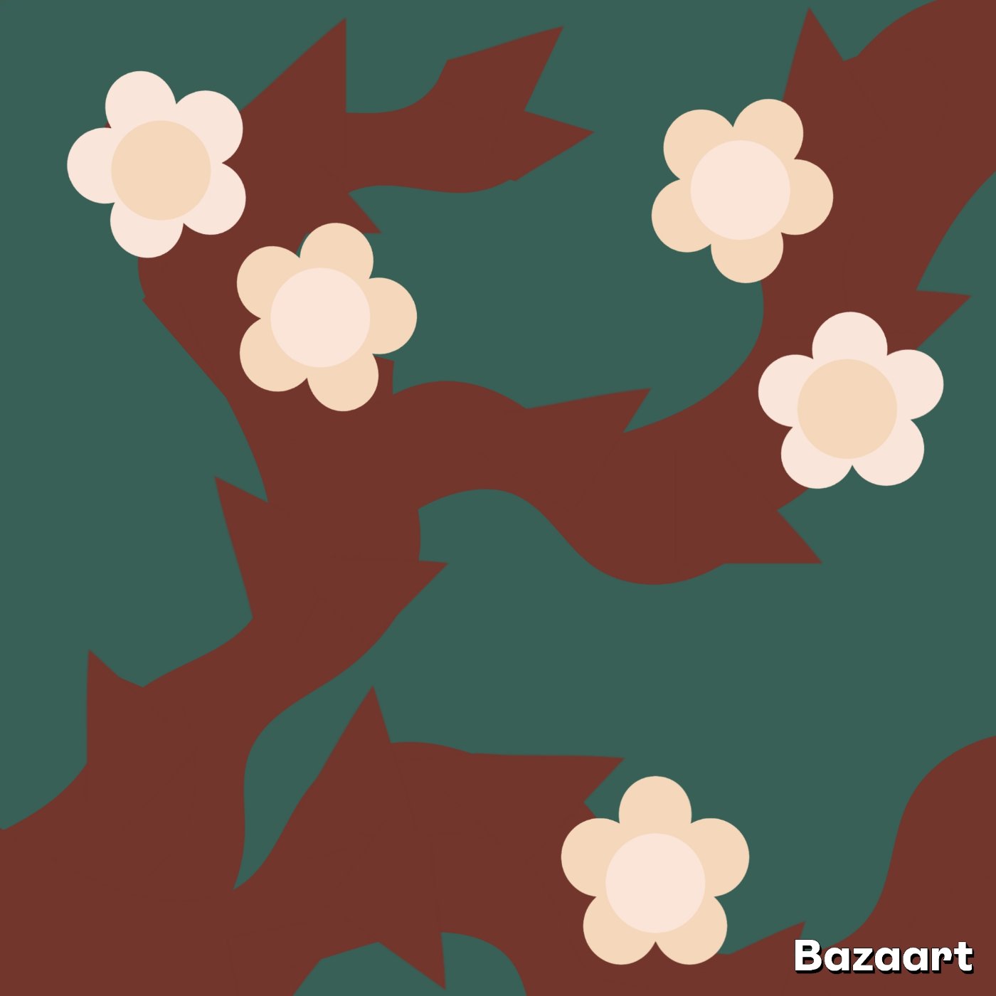 Entremelles par Clément Bonval — motif de carreau de ciment