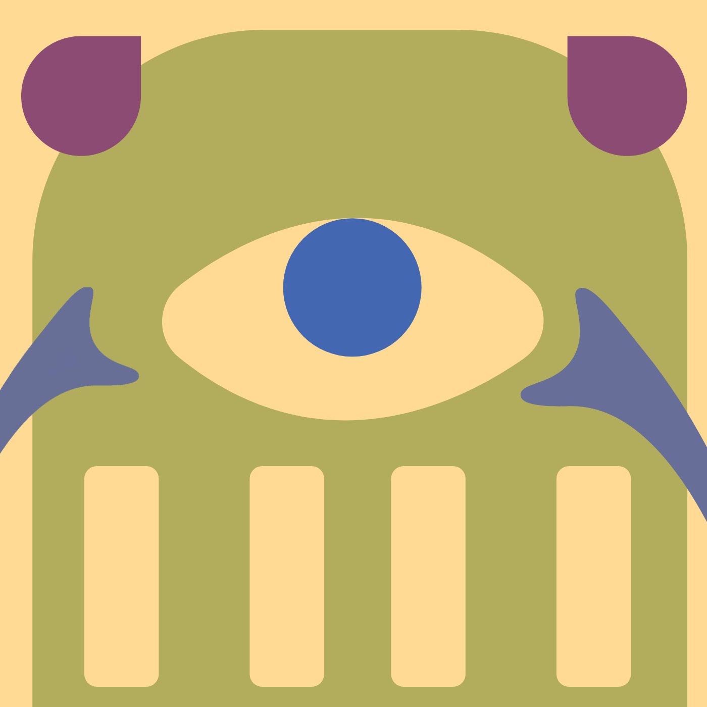 Cyclope par Clément FEND — motif de carreau de ciment