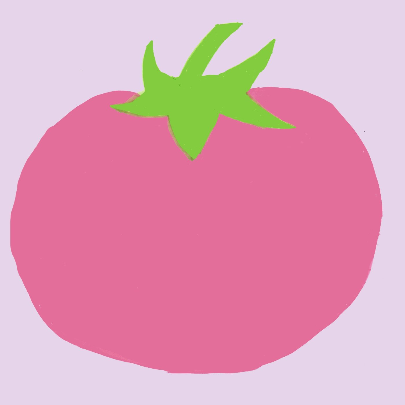 Tomate par Geneviève FARGUES — motif de carreau de ciment