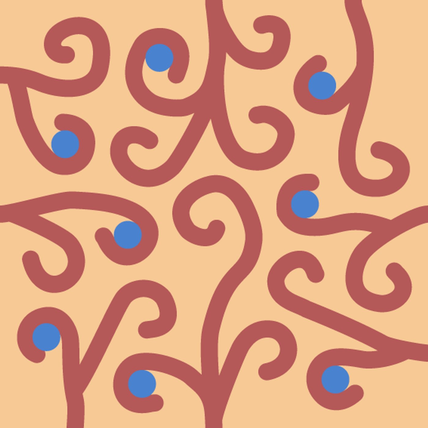 Volutes par Jeanne — — motif de carreau de ciment