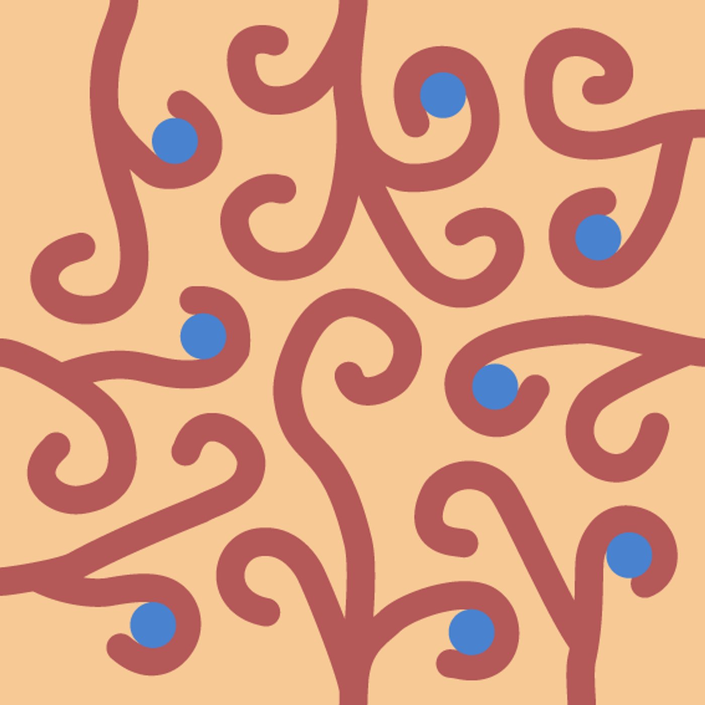 Volutes par Jeanne — — motif de carreau de ciment