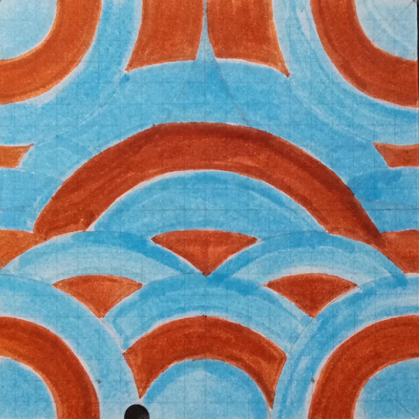 ? par Frédérique Coze — motif de carreau de ciment