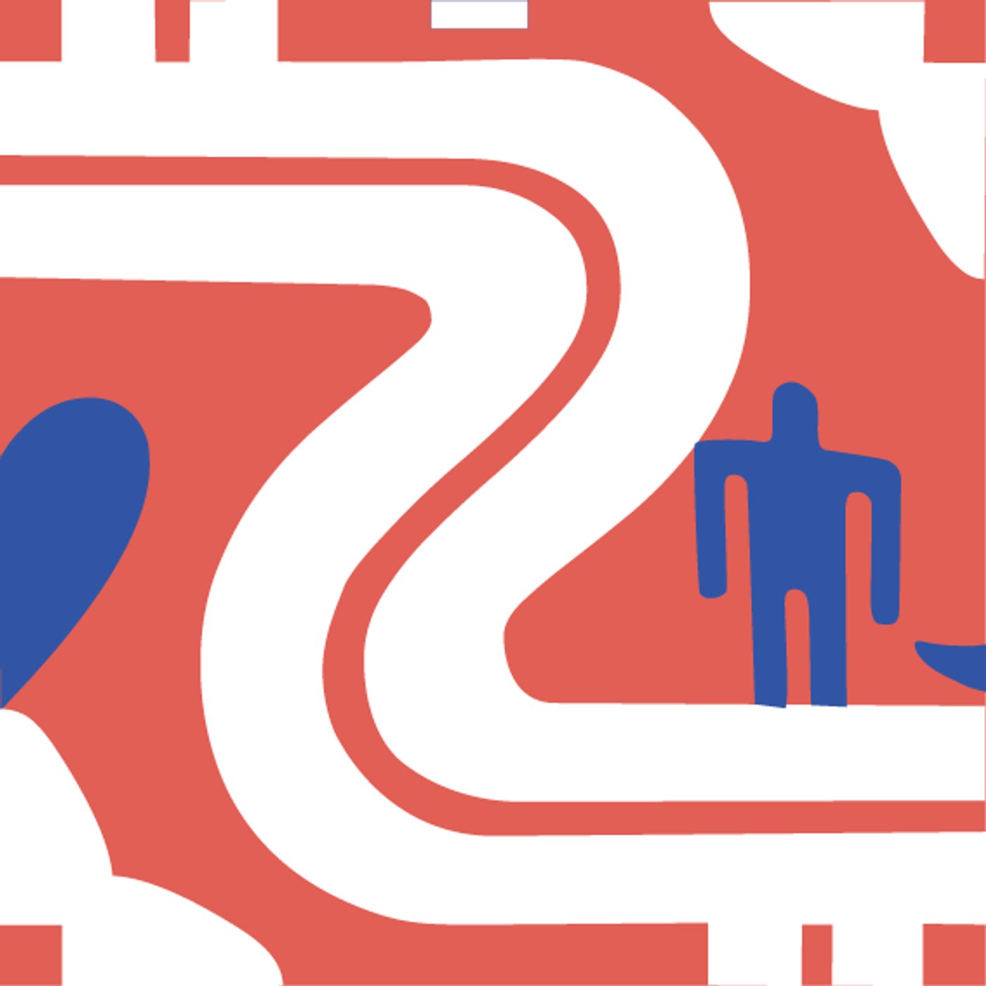 La route de la solidarite par Stephanie Turmel-Josek — motif de carreau de ciment