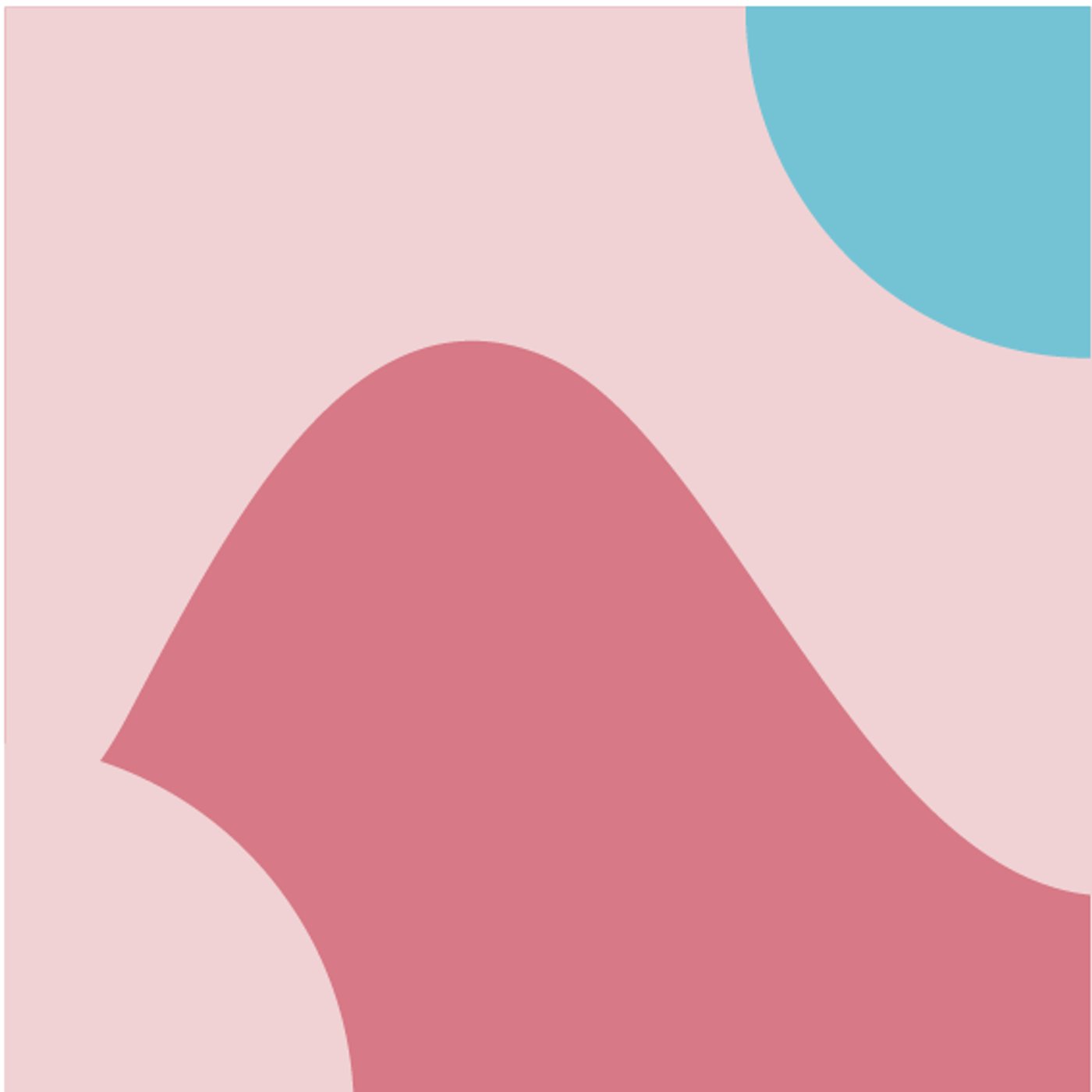 Abstract birdies par Pauline Willaey — motif de carreau de ciment