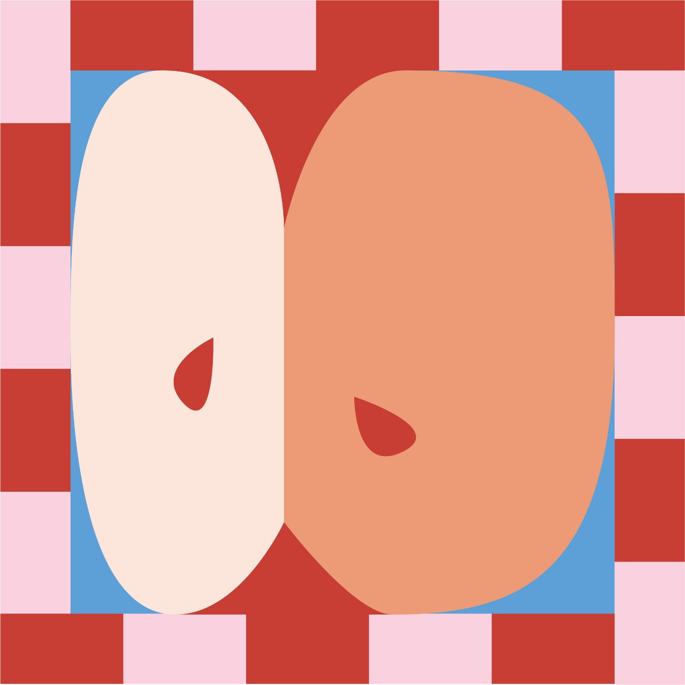 PINK LADY par Clémence Prieur — motif de carreau de ciment