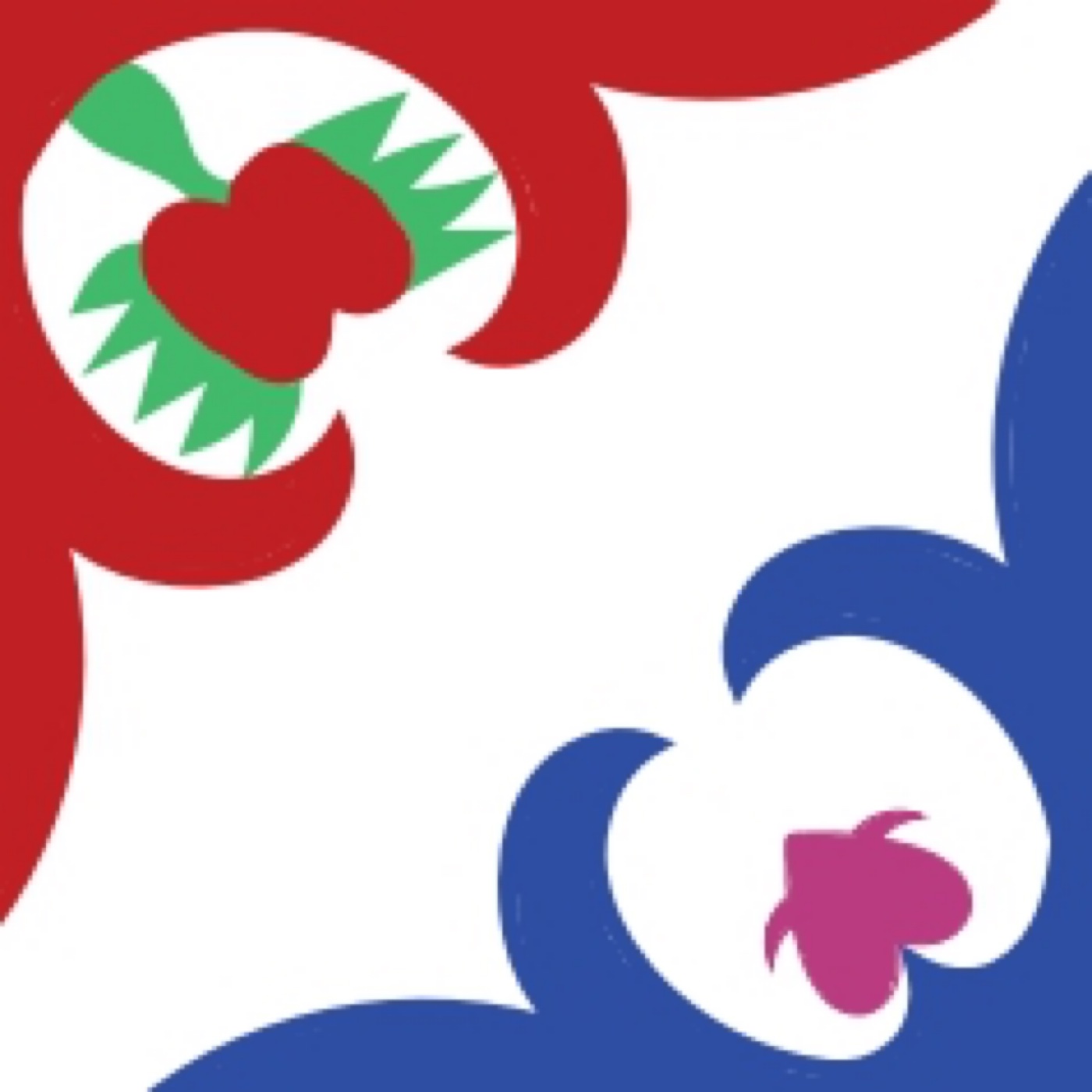 opposition par Giulia Burgé — motif de carreau de ciment
