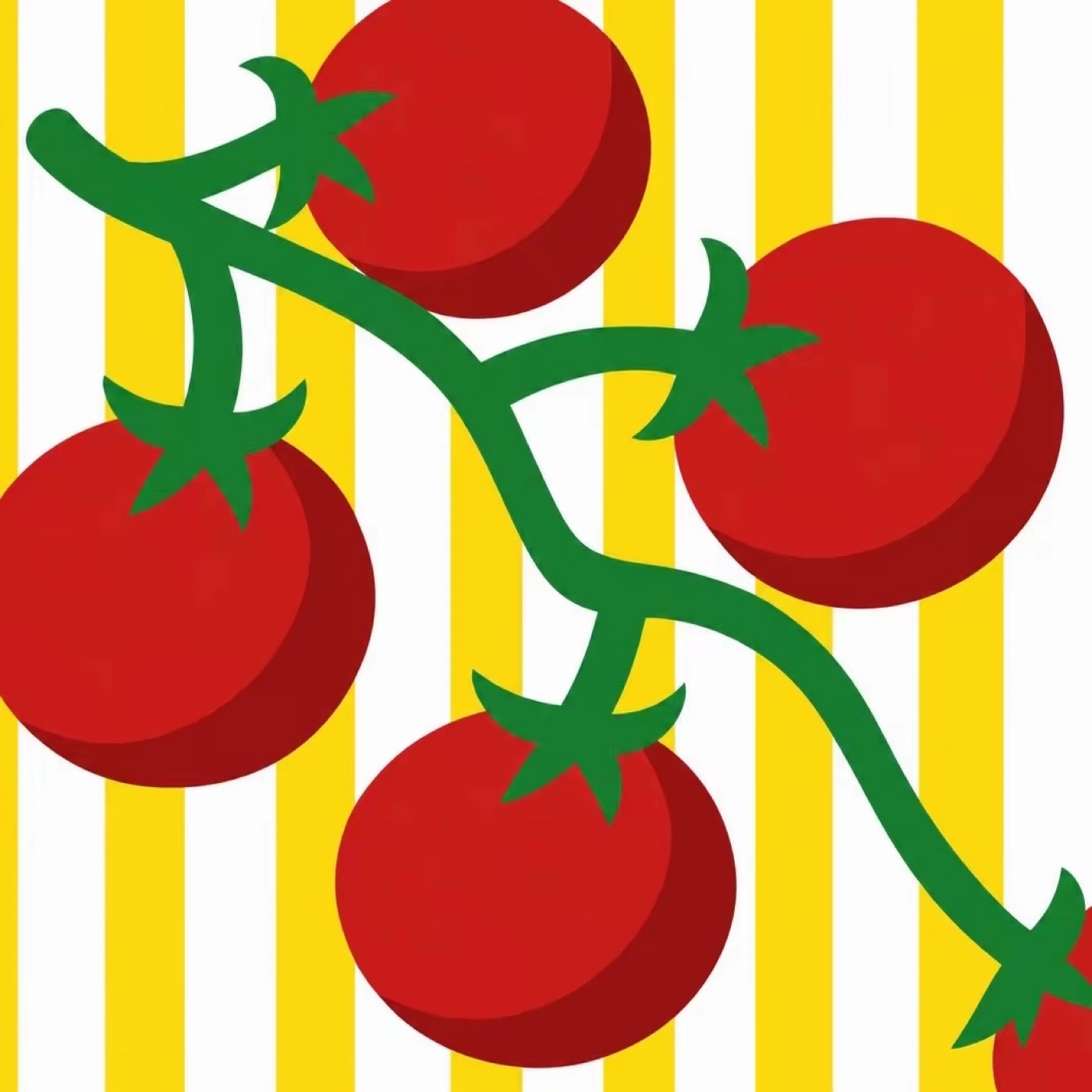 Tomate par Zoe Falzone — motif de carreau de ciment