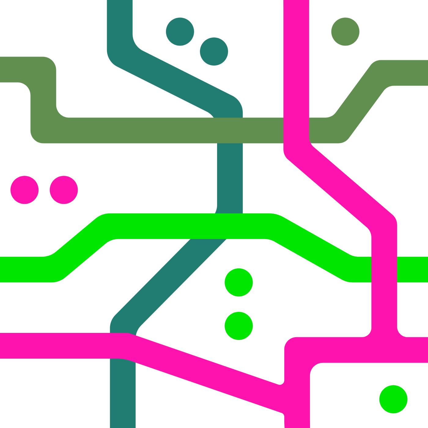 métro boulot dodo par Suzanne Dumont-Georges — motif de carreau de ciment