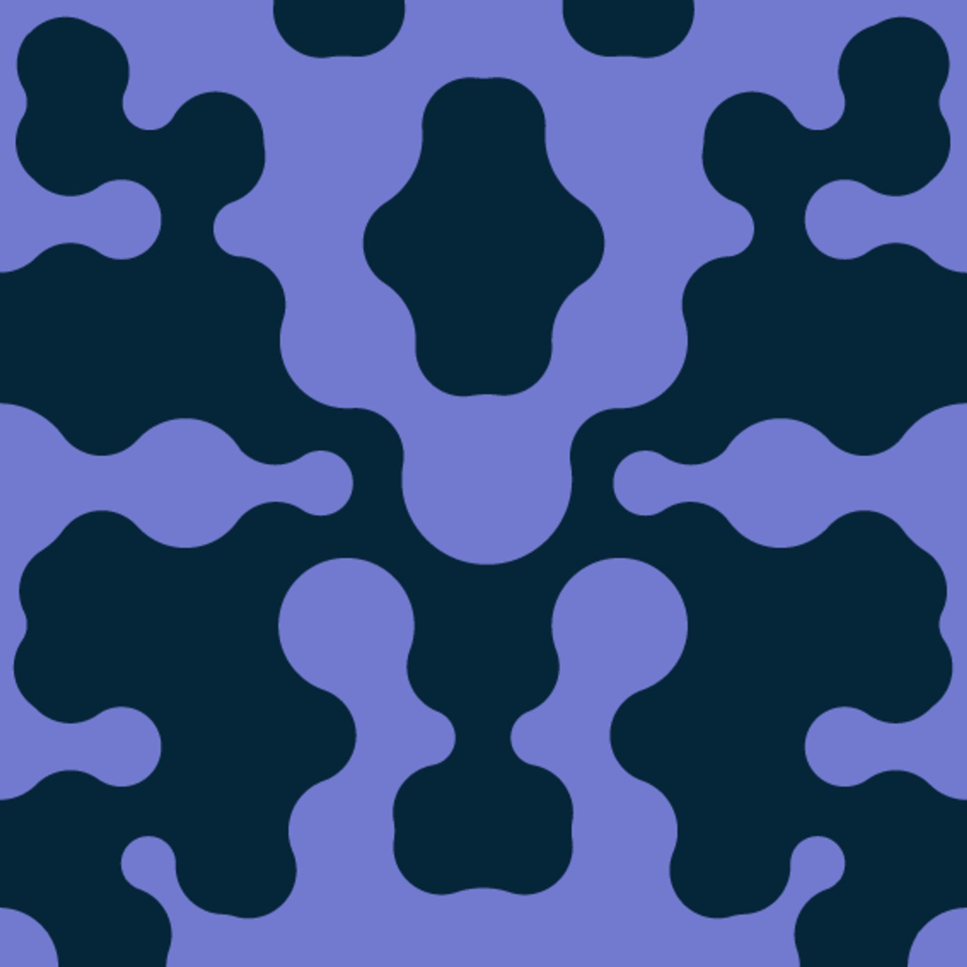 Blobby Blob Blob par Jérôme Foubert — motif de carreau de ciment