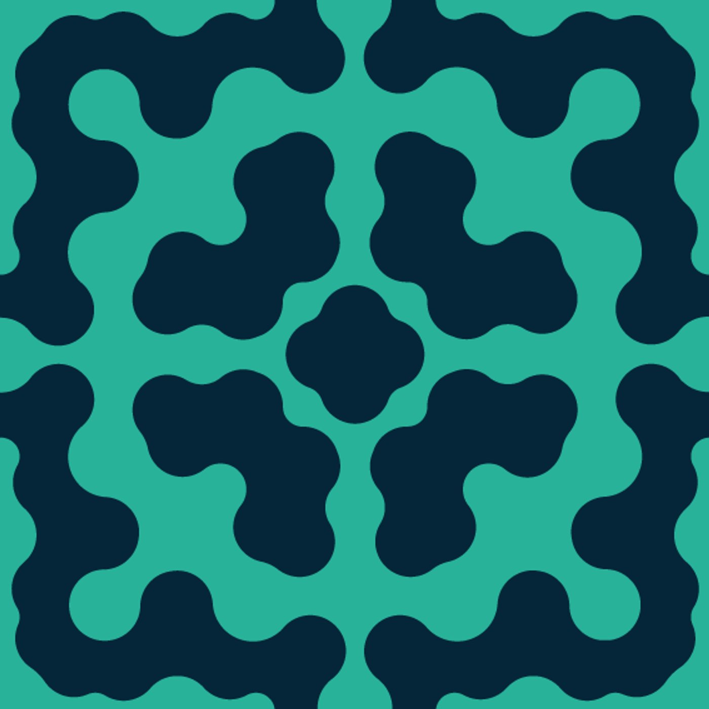 Blobby Blob Blob par Jérôme Foubert — motif de carreau de ciment