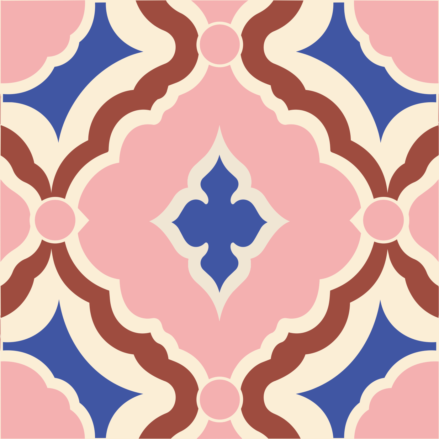 Entrelacs par Ælia Mierzejewski — motif de carreau de ciment