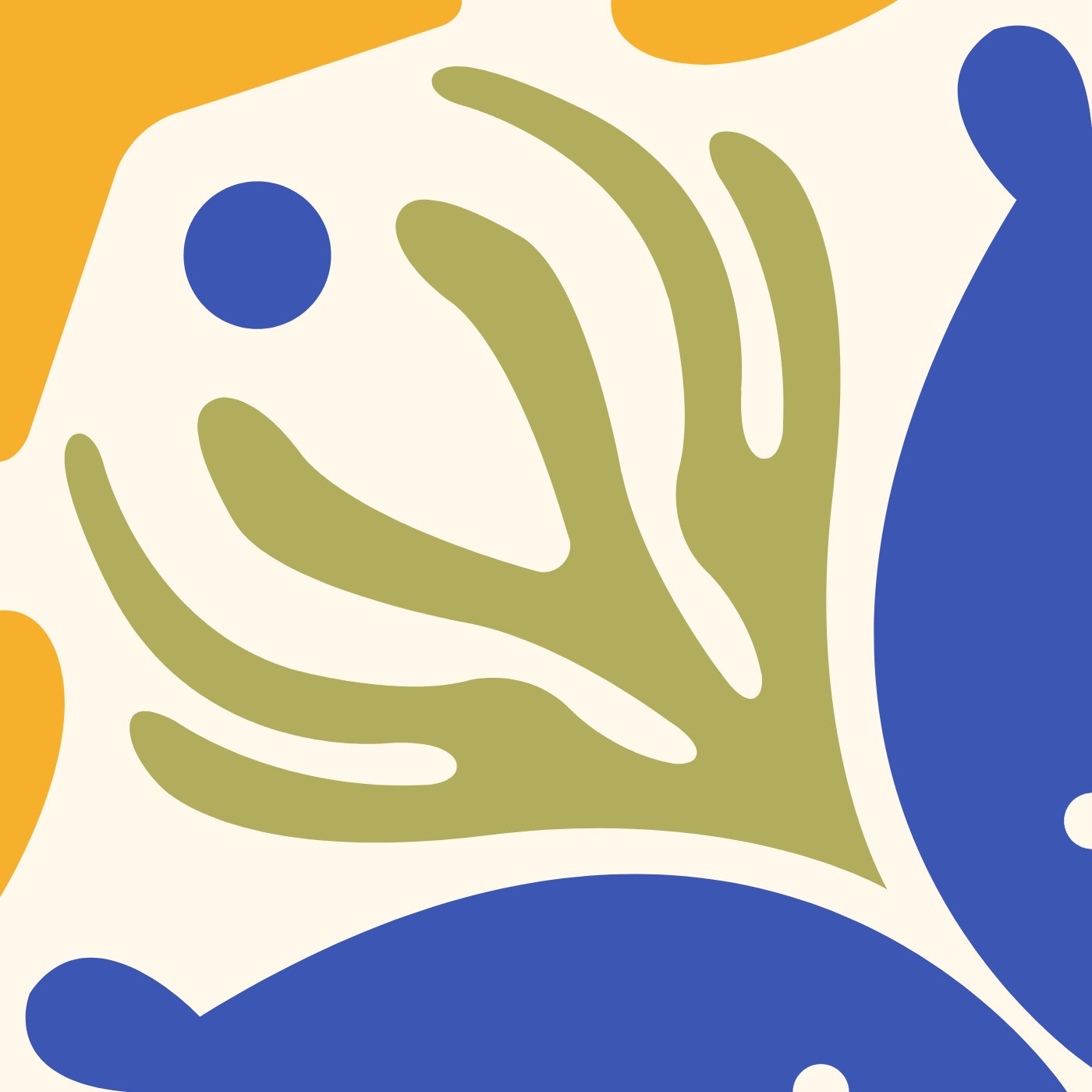 Bisous poissoneux par Anaïs Jeandel — motif de carreau de ciment
