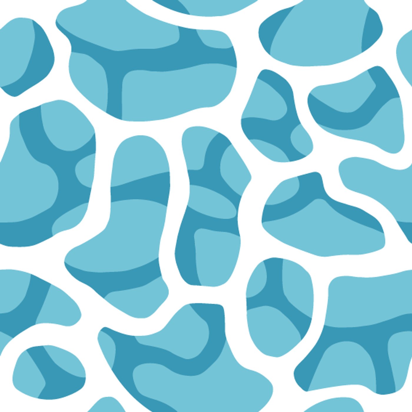 Clapotis par Orianne Hurtevent — motif de carreau de ciment