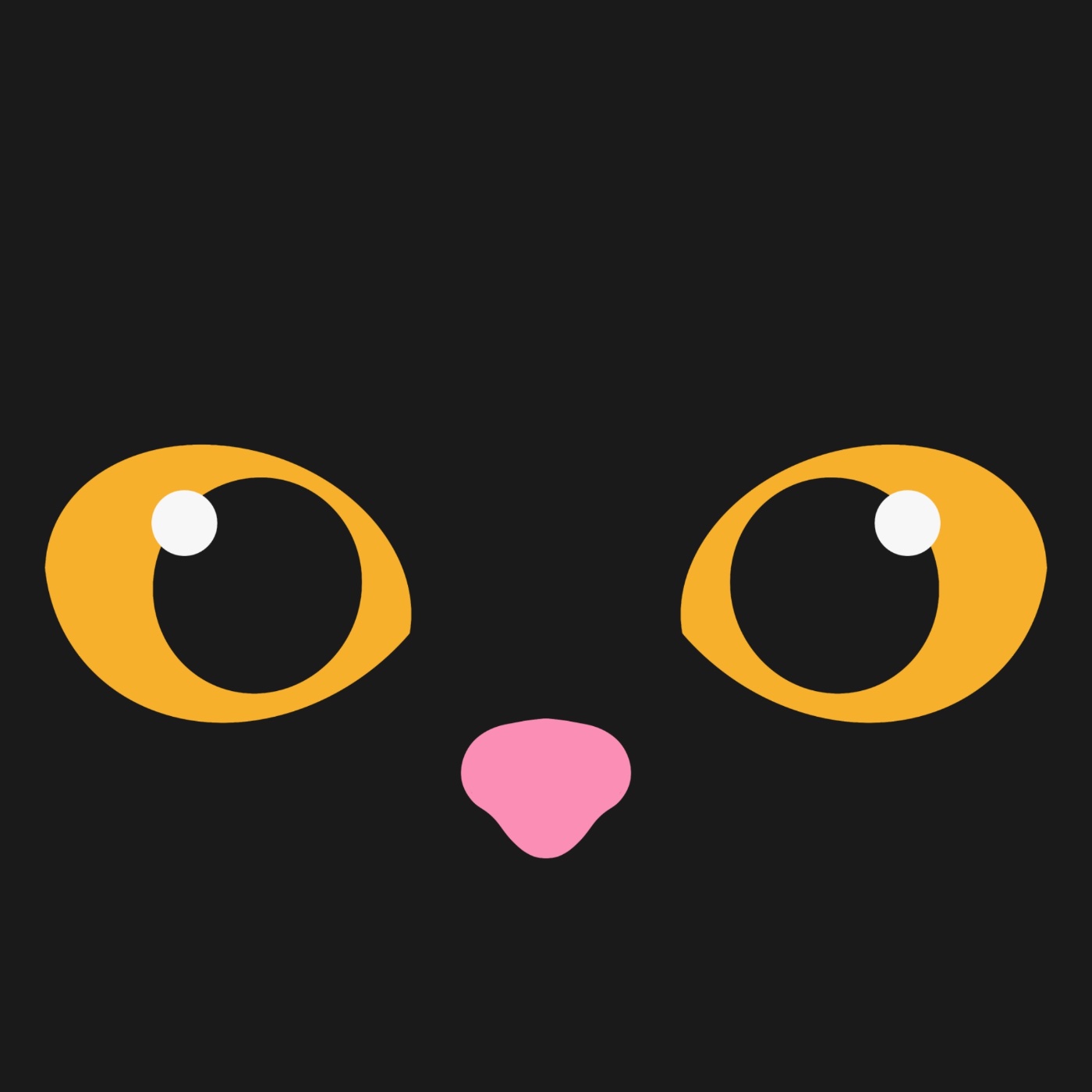 chat noir par Maëlle Felix — motif de carreau de ciment