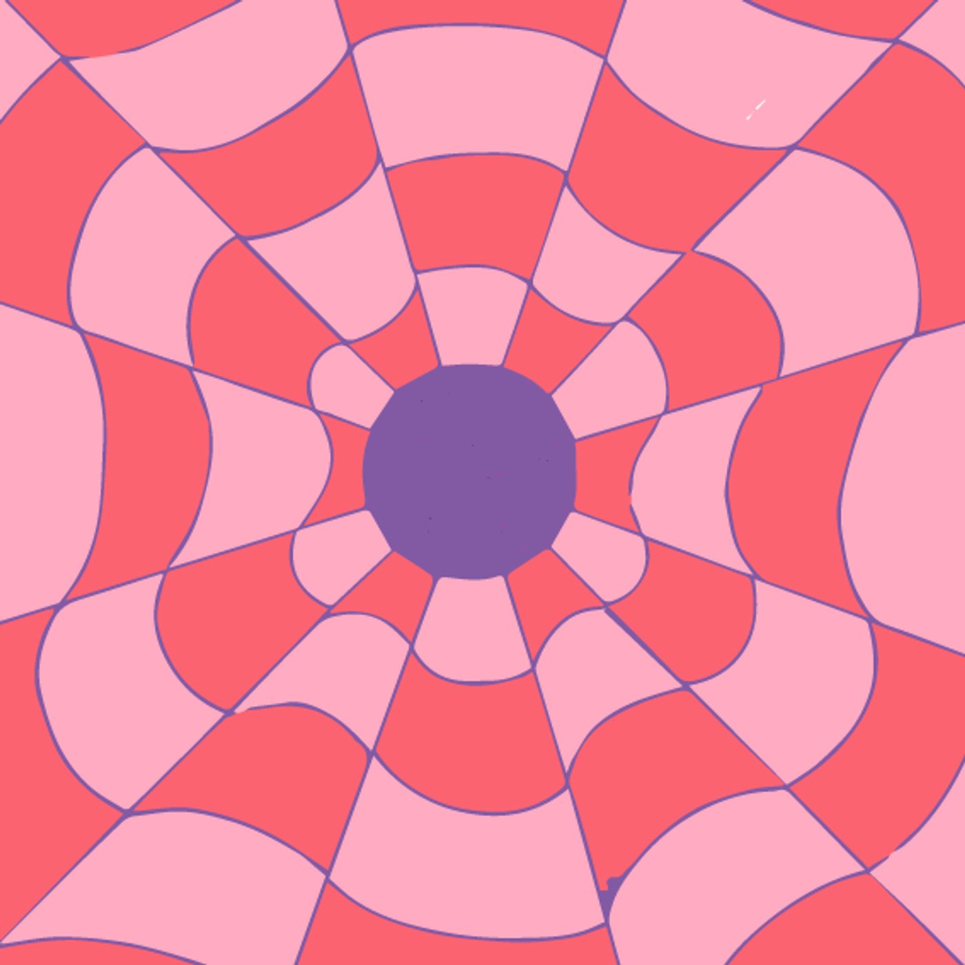 Illusion d’optique par Chella Inès — motif de carreau de ciment