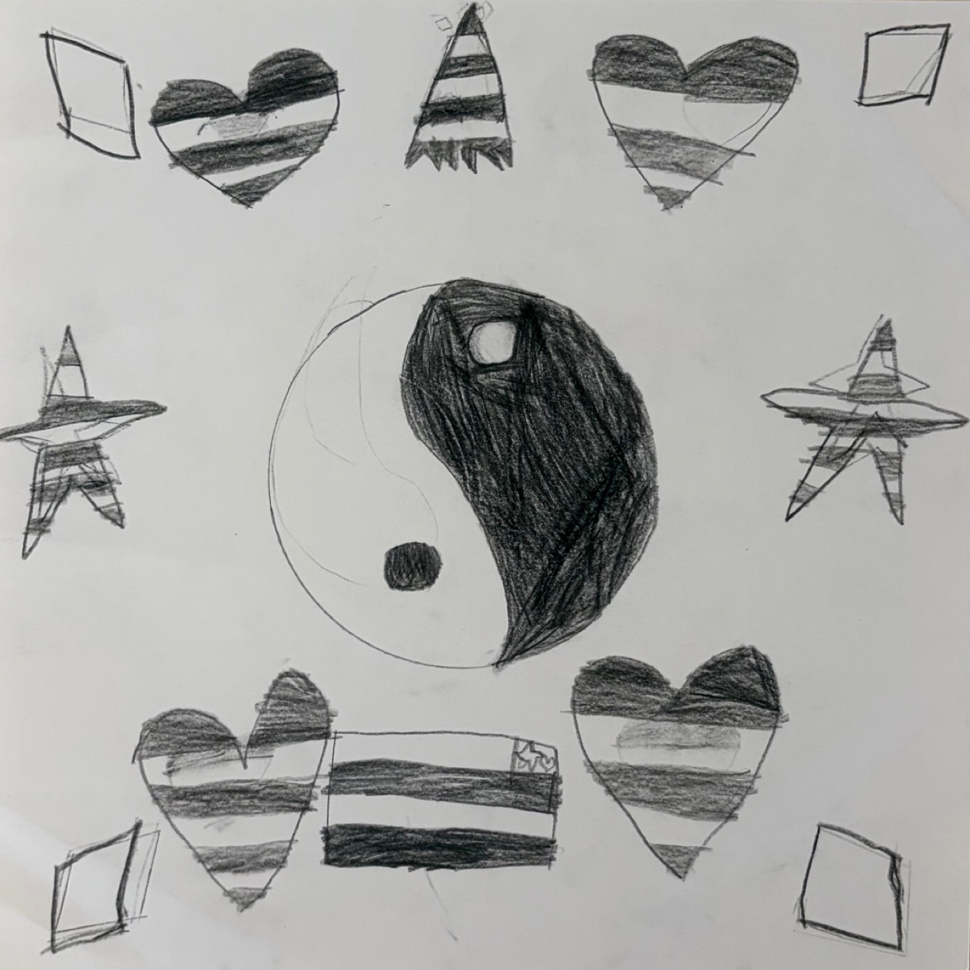 Classe de CE-CM bilingue breton par Marine BOUYER — motif de carreau de ciment