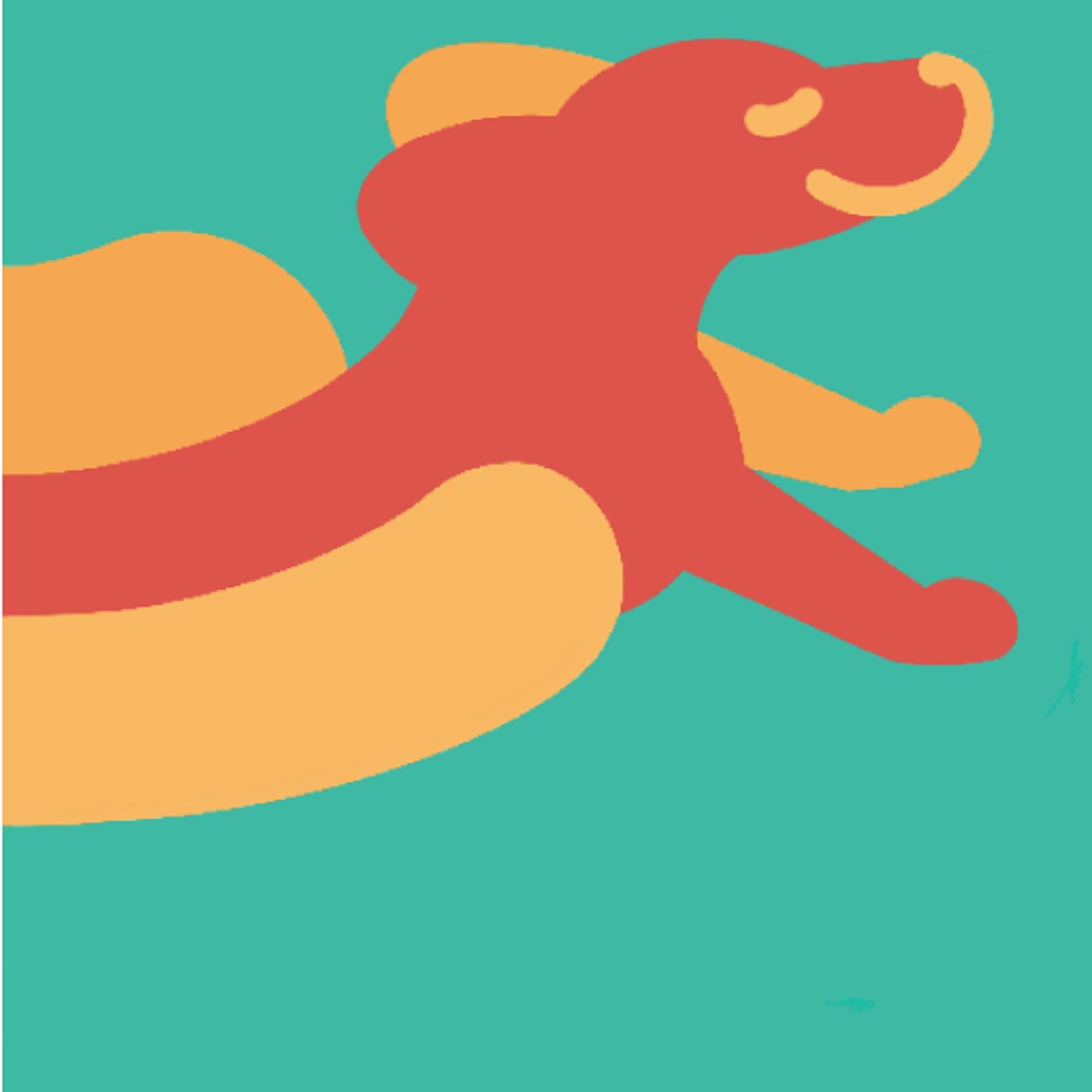 Chien Chaud par Marion DEJOS — motif de carreau de ciment