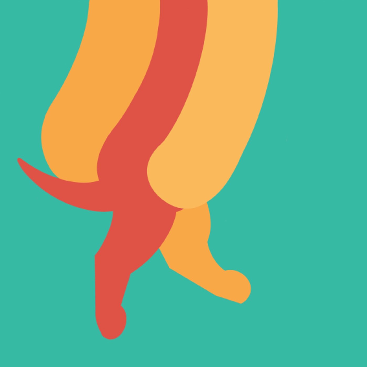 Chien Chaud par Marion DEJOS — motif de carreau de ciment