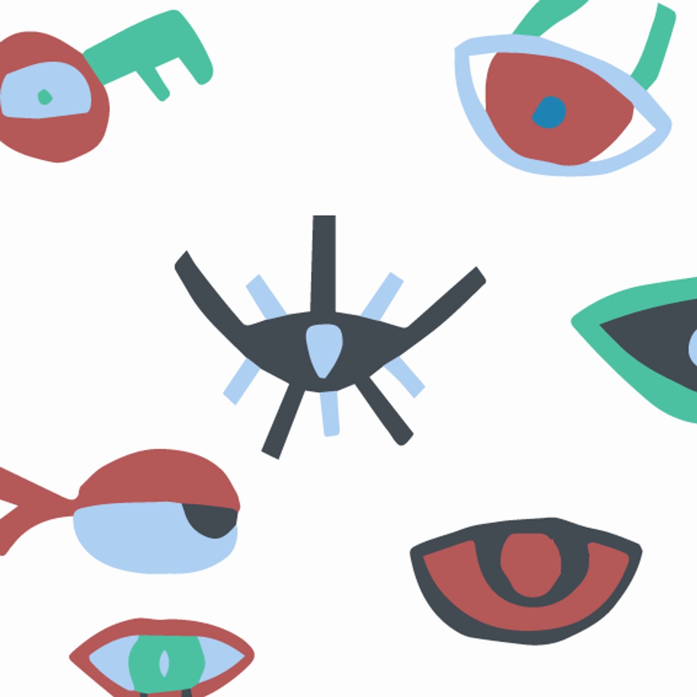 L’oeil par Iacomucci Noann — motif de carreau de ciment