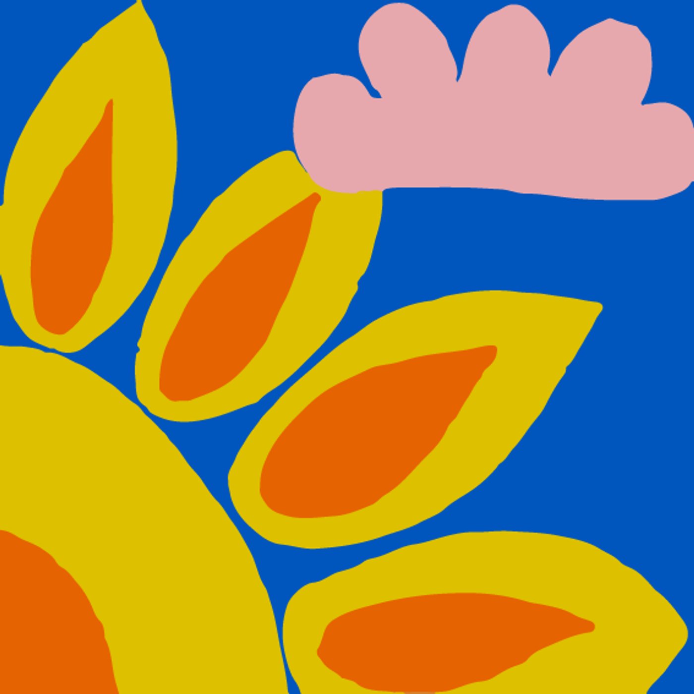 Fleur par Les Dessins de Charlotte — motif de carreau de ciment