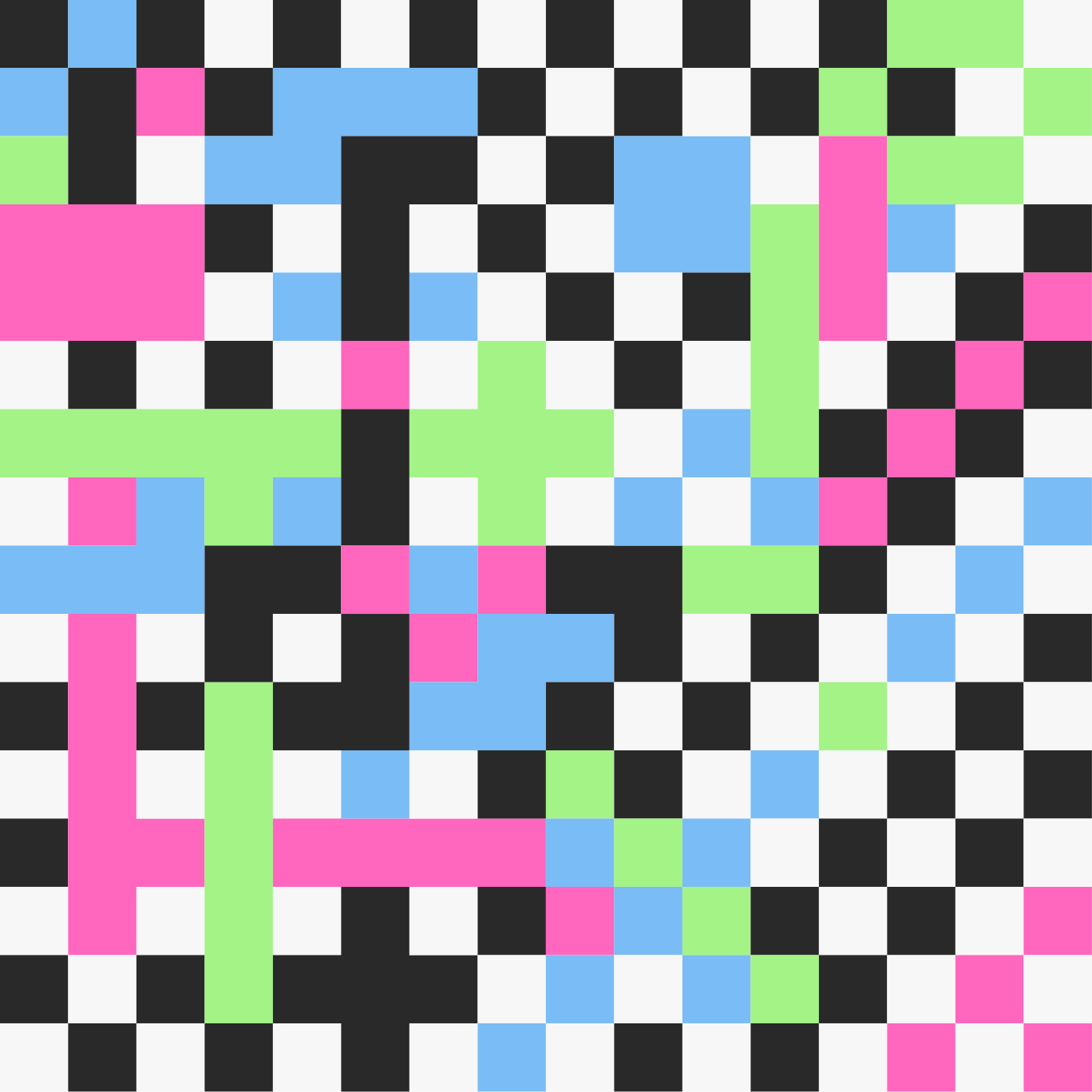 Glitch par Pauline OUSTELANDT — motif de carreau de ciment