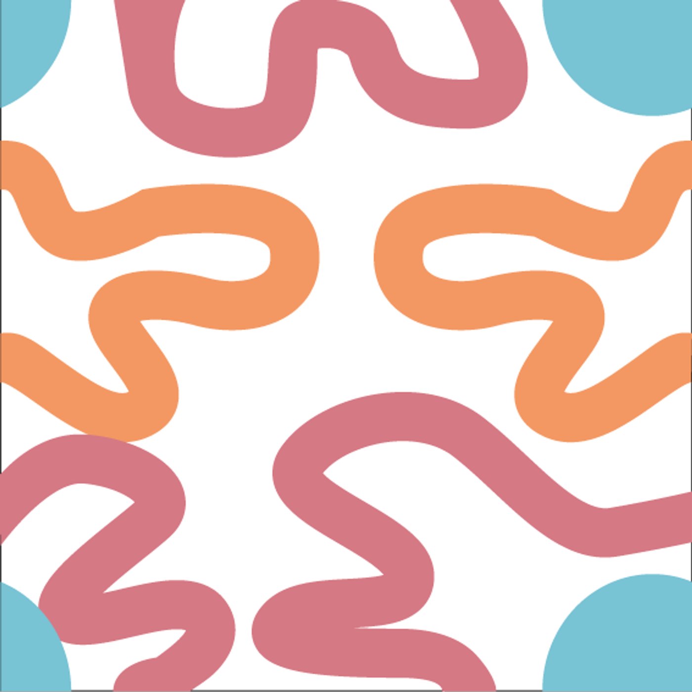 vintage pop par artishow — — motif de carreau de ciment