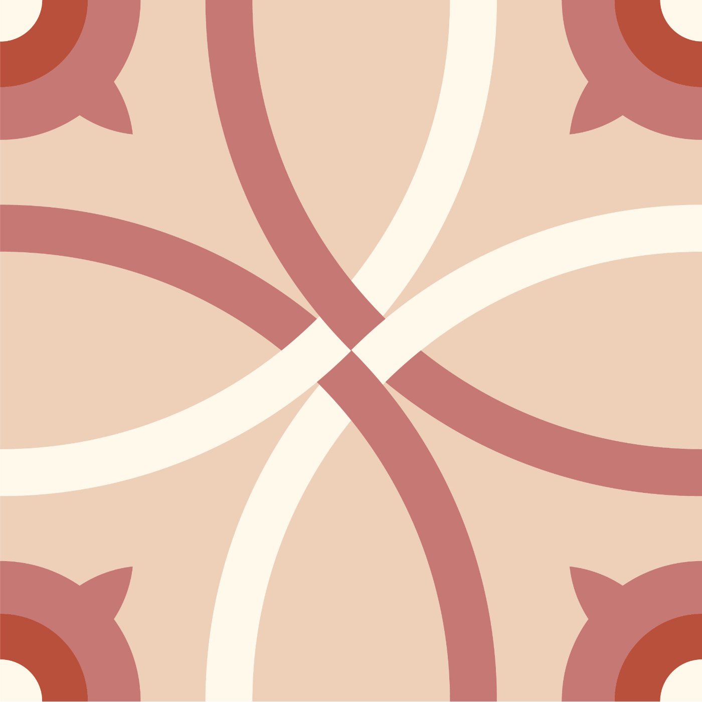 Ondile par Marine Jolaine — motif de carreau de ciment