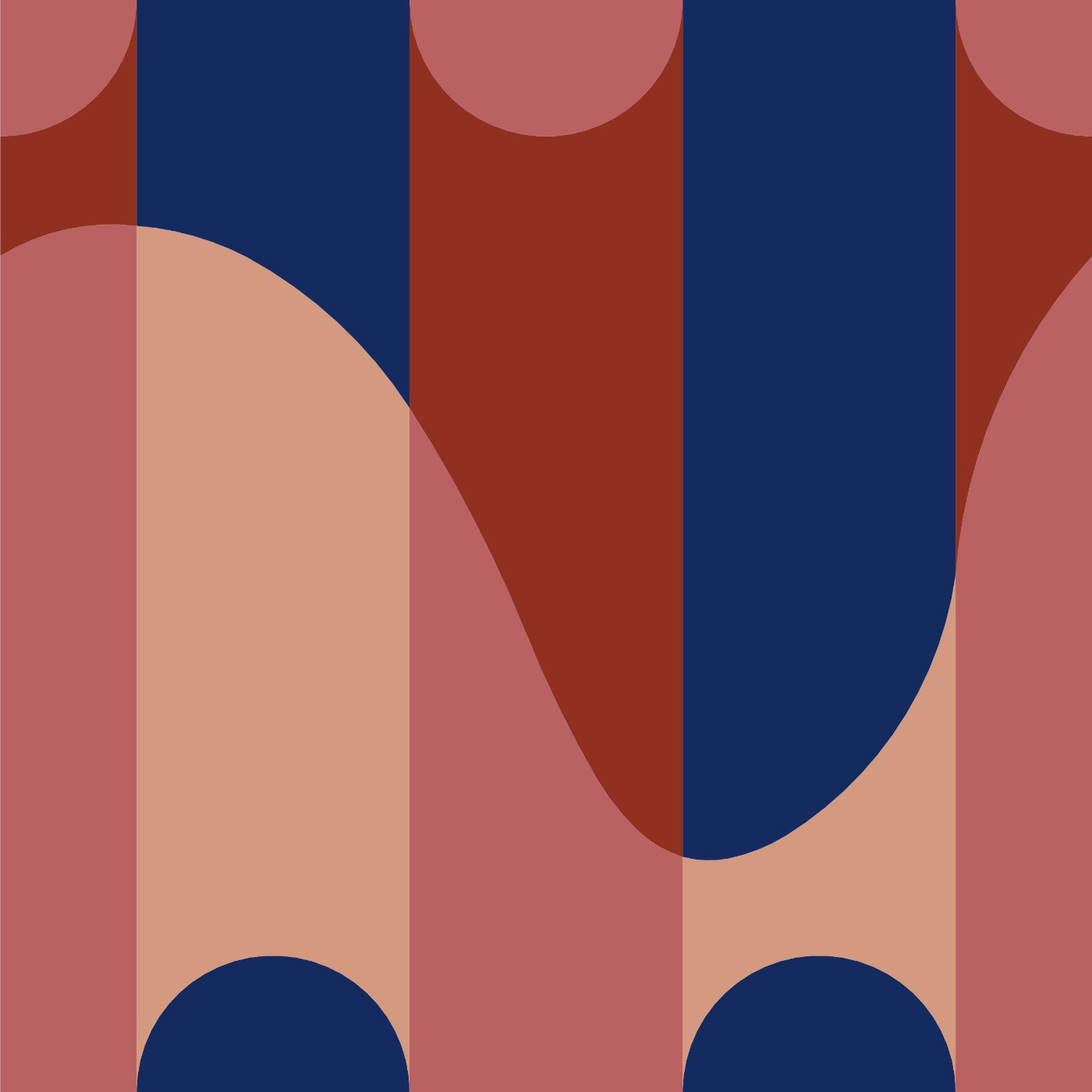 rayures et coulures par Mario Vervaeren — motif de carreau de ciment