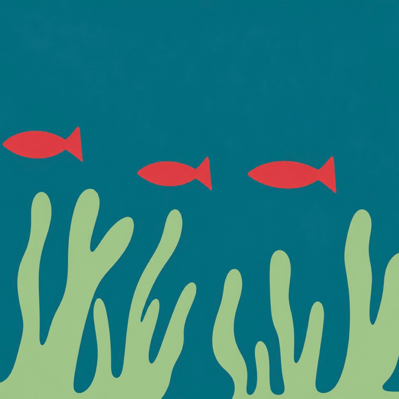 Eaux troubles par Cécile M — motif de carreau de ciment