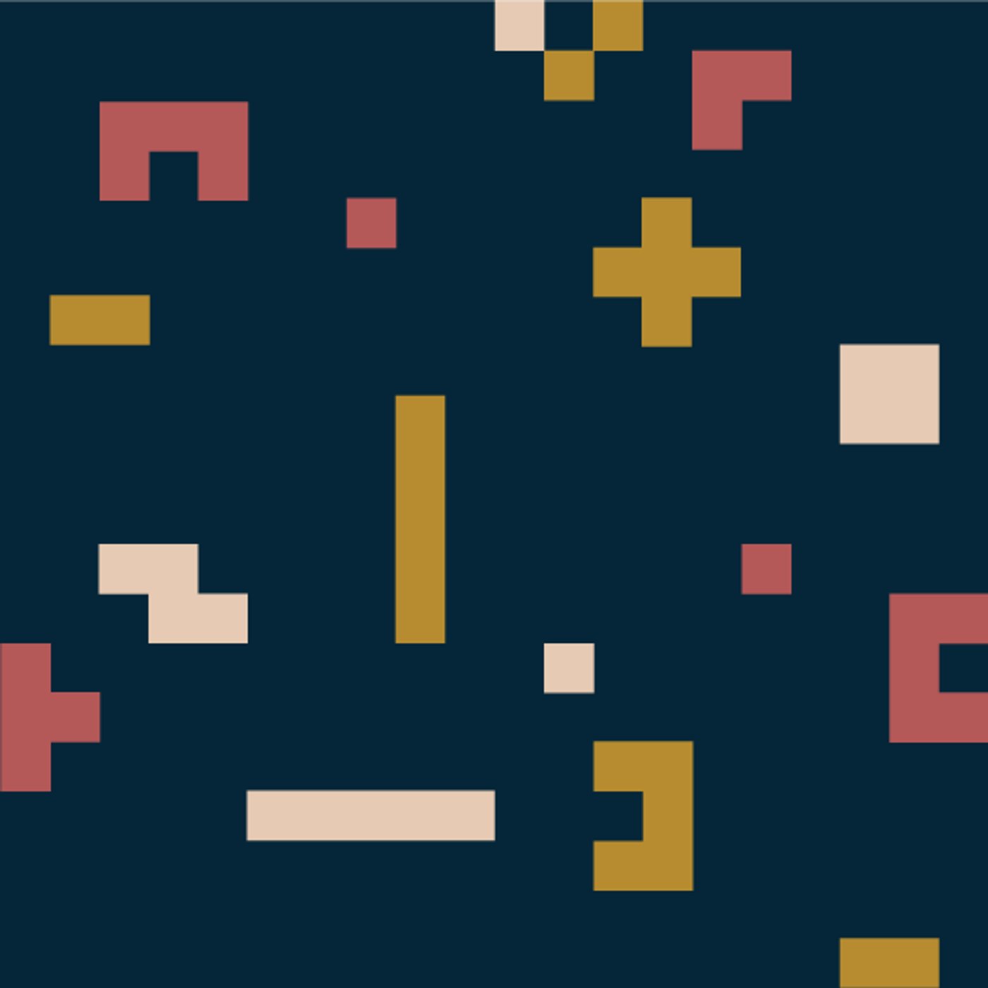 Tetris par Julia Grandvuillemin — motif de carreau de ciment