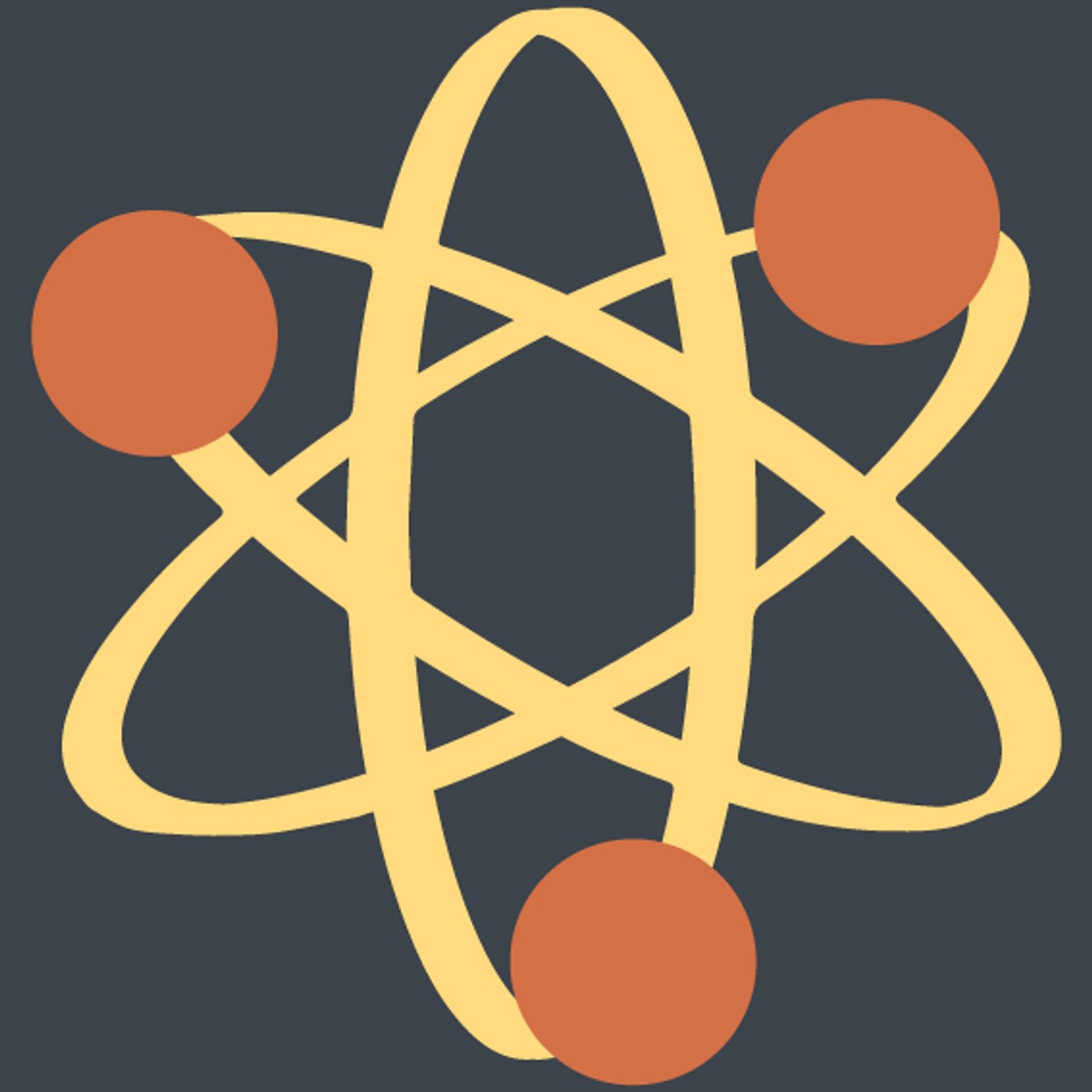 La physique des particules par Beatrice Edney — motif de carreau de ciment