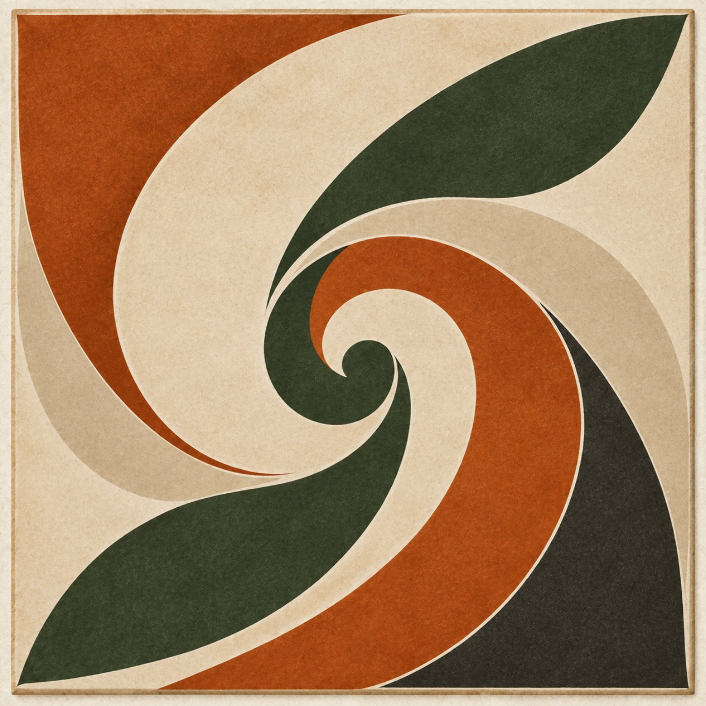 Espiral do tempo par Elisara Gonçalves Dias — motif de carreau de ciment