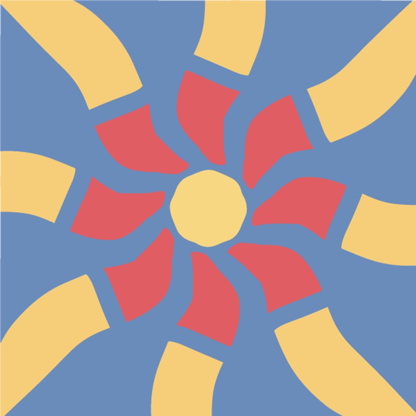 Octofleur par LStudio — — motif de carreau de ciment