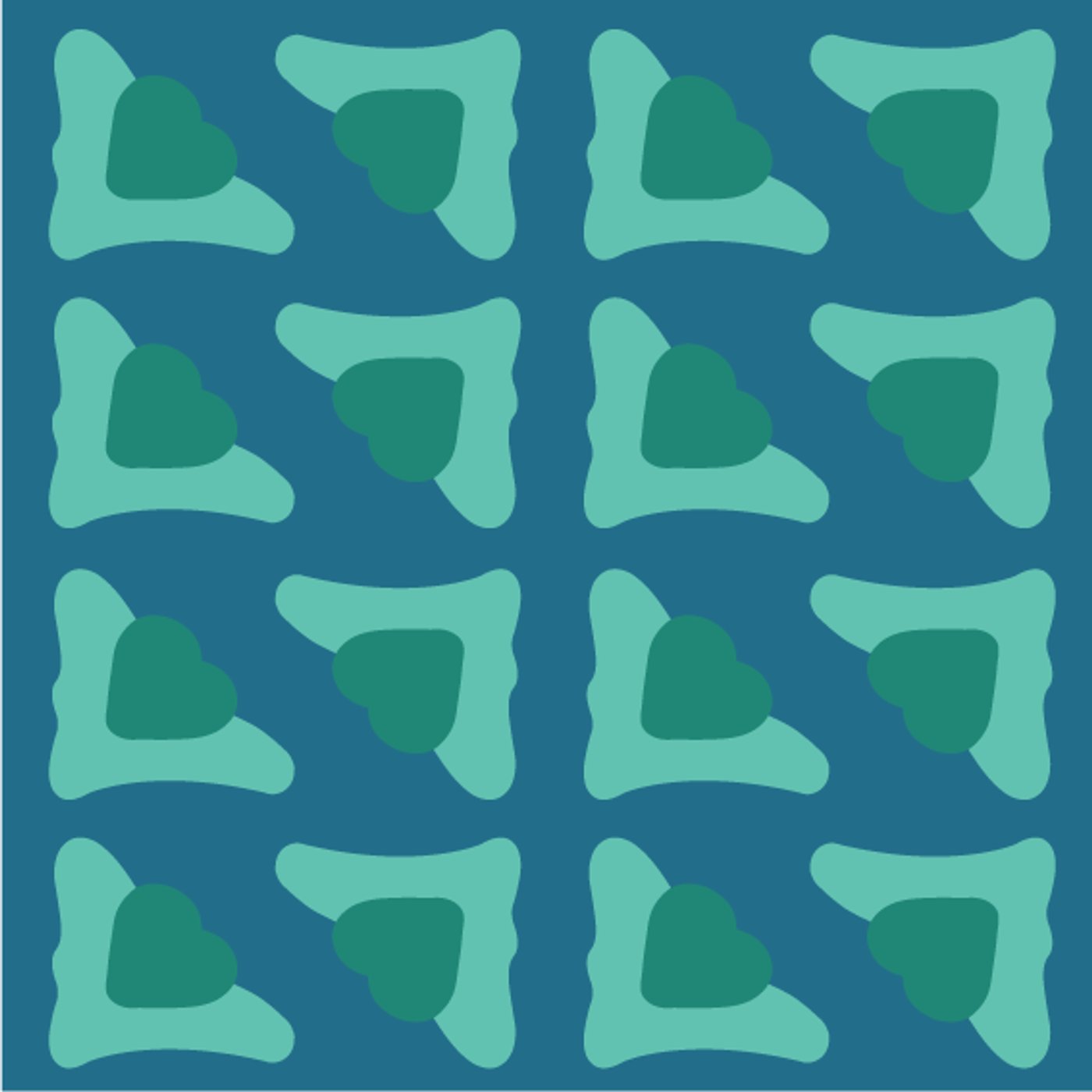 The greenhouse par Clémence Delohen - Crocpoustudio — motif de carreau de ciment