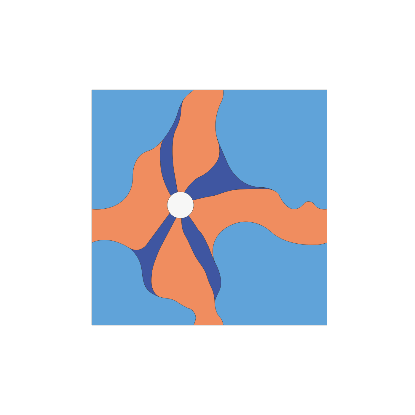 Vertige par Félix Vandecapelle — motif de carreau de ciment