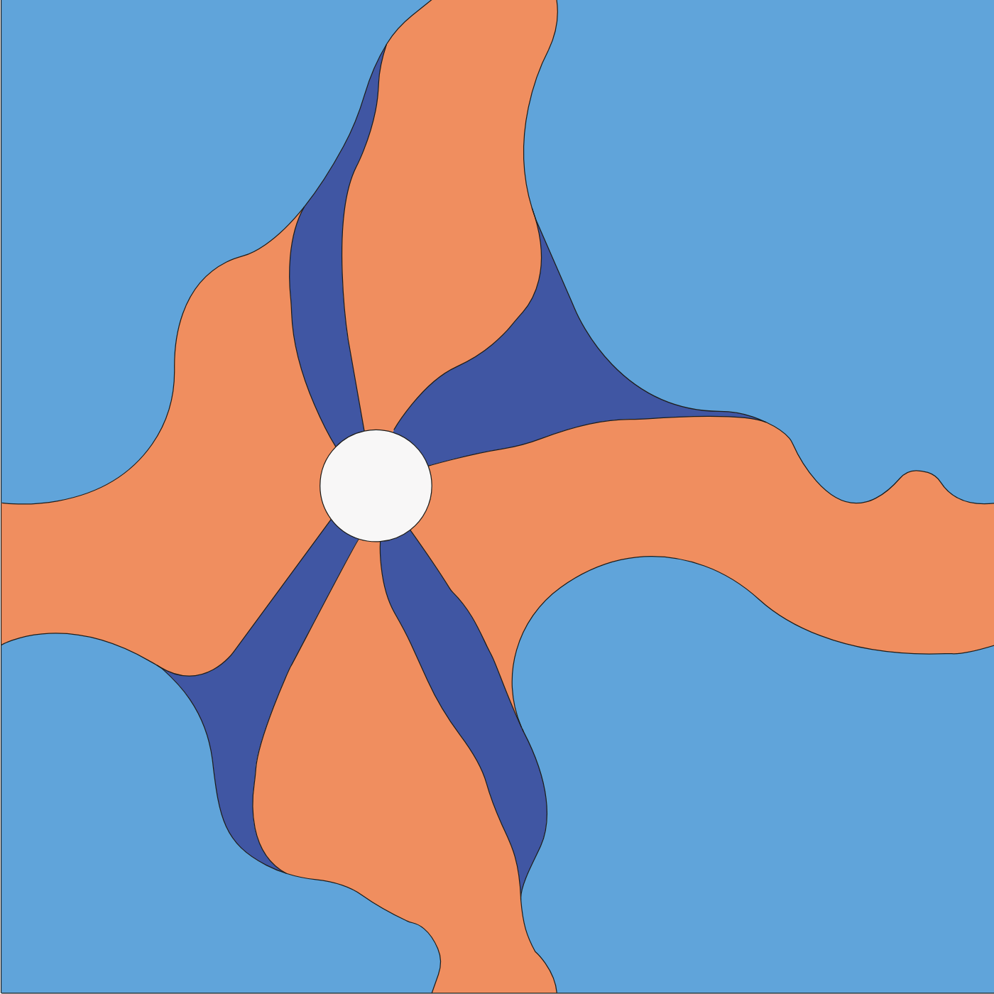 Vertige par Félix Vandecapelle — motif de carreau de ciment