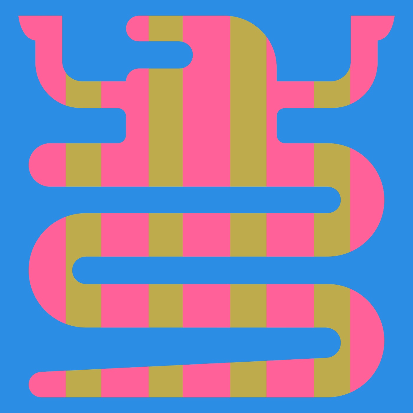les funky monstres par Alice Terranova — motif de carreau de ciment