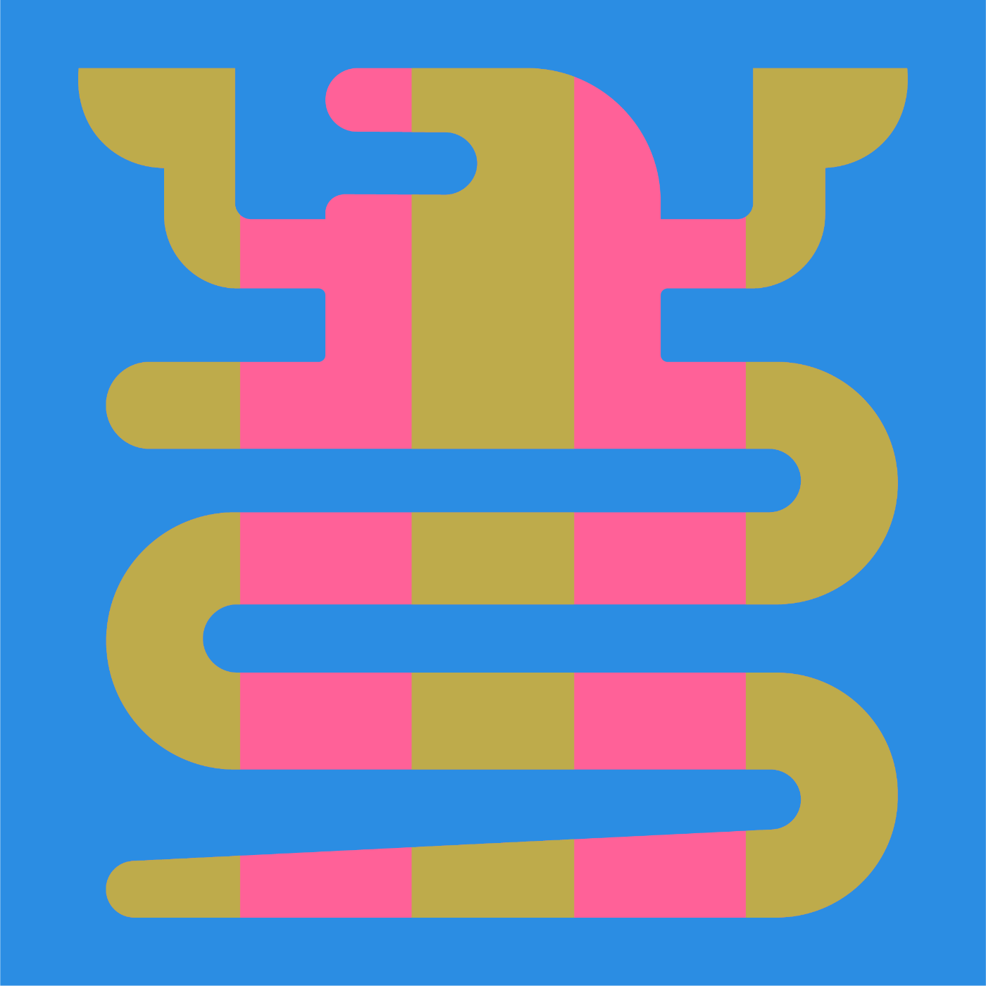 les funky monstres par Alice Terranova — motif de carreau de ciment