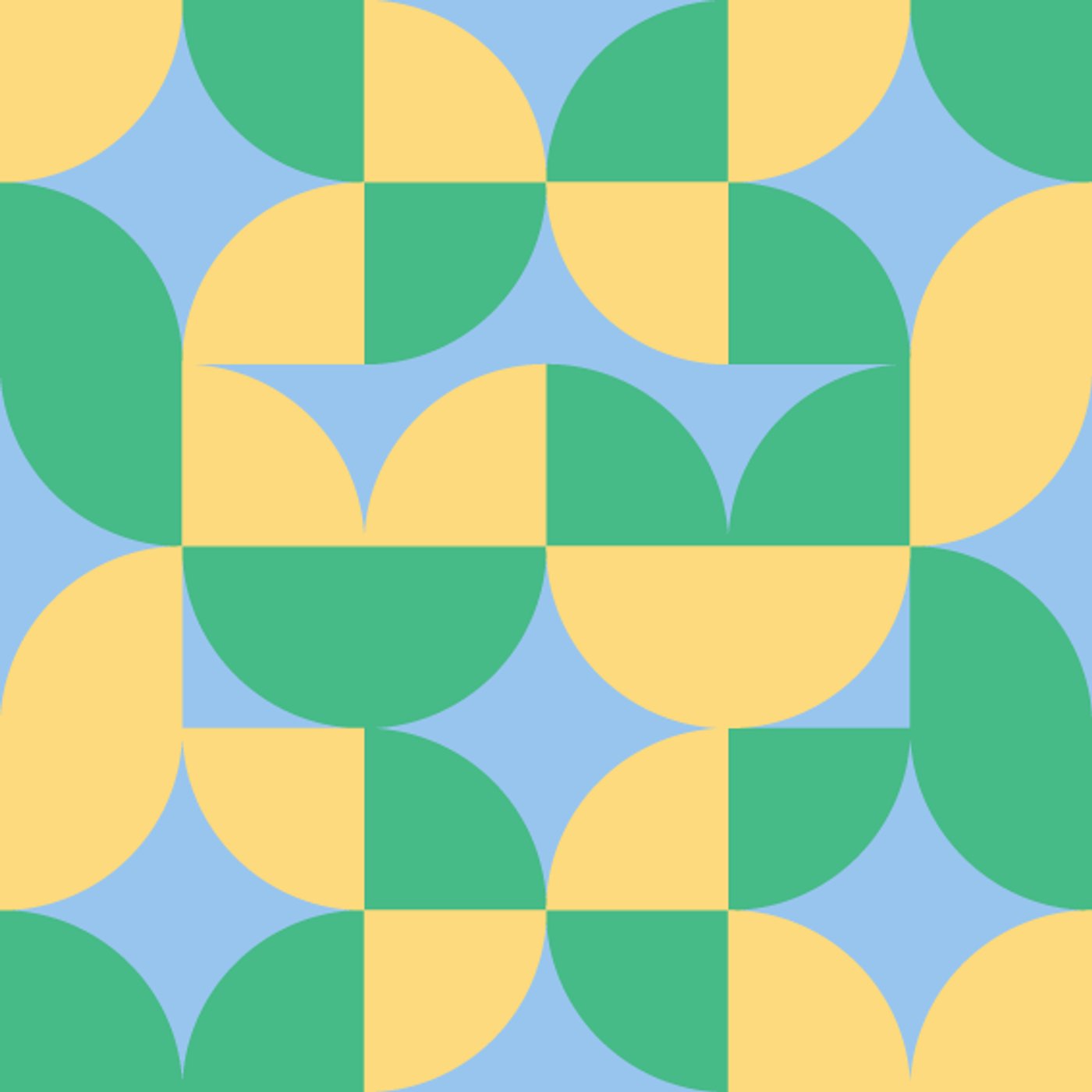 Printemps ! par Aurore Duhamel — motif de carreau de ciment