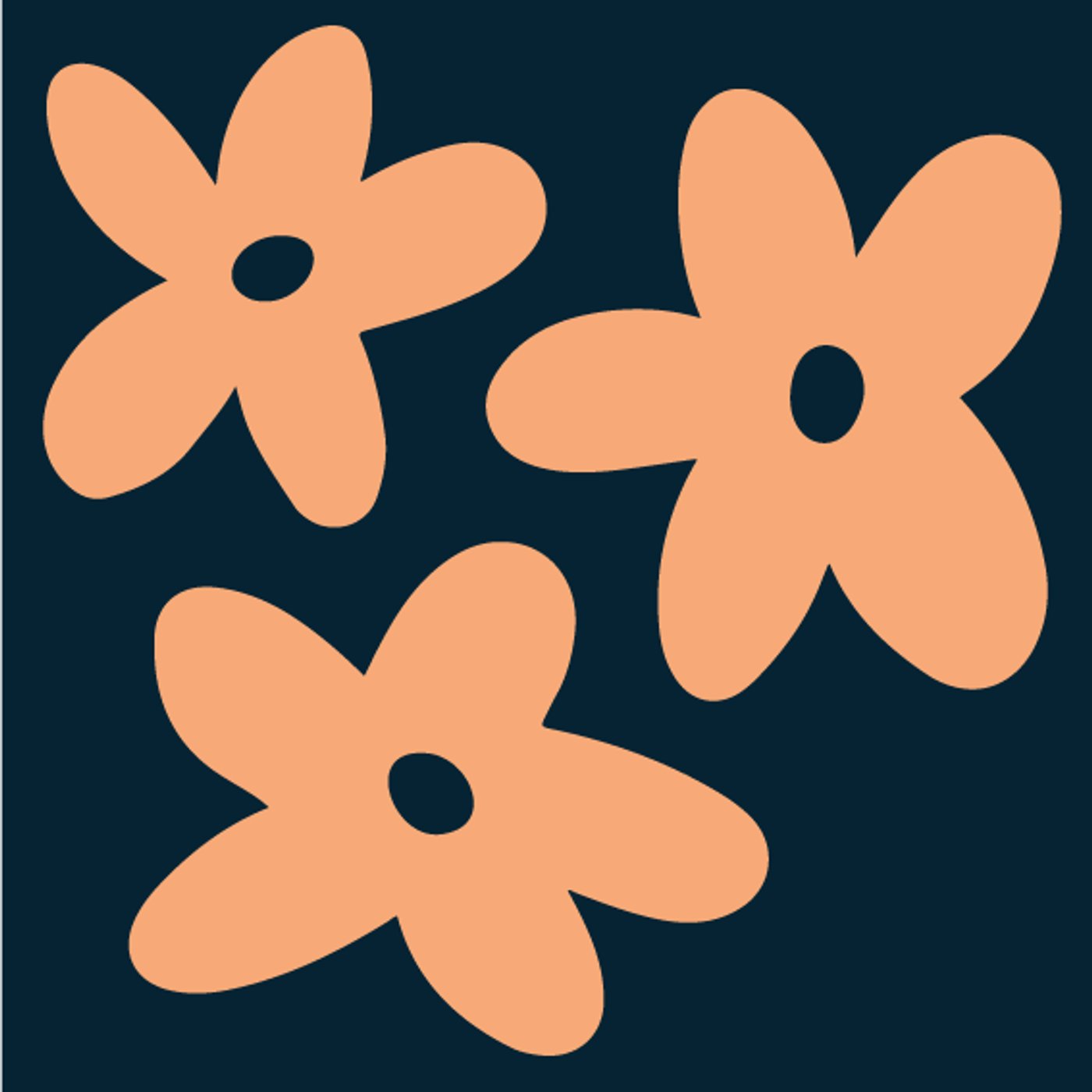 Flowering yourself par Pauline Fuchs — motif de carreau de ciment