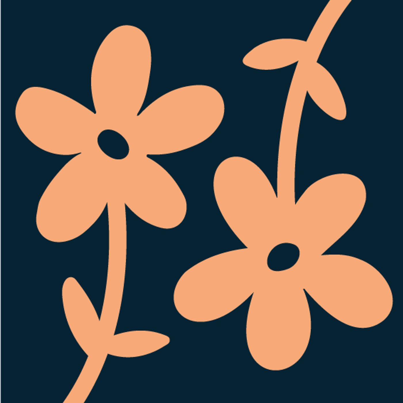 Flowering yourself par Pauline Fuchs — motif de carreau de ciment
