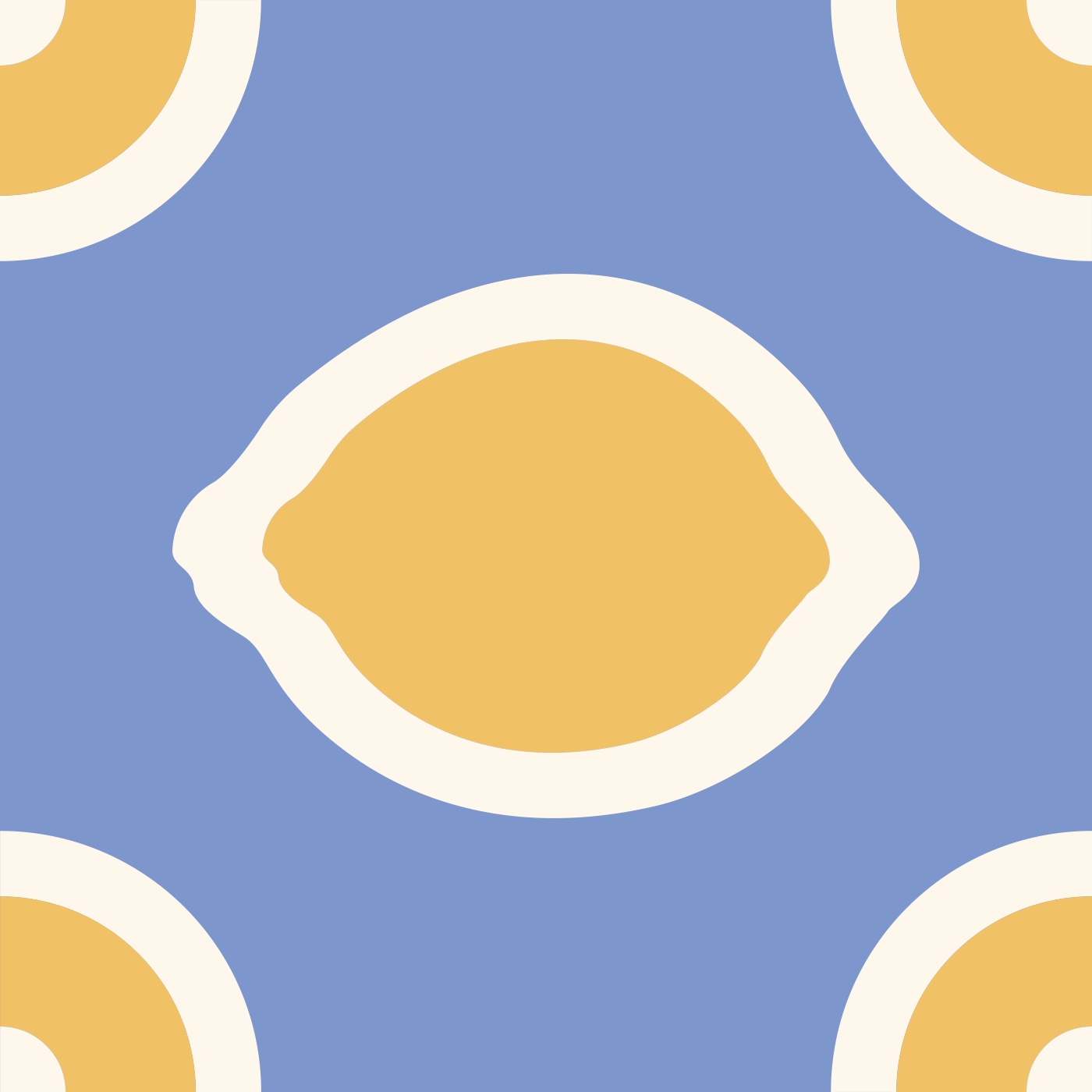 Citronnade par Pierre-Emmanuel Raimbault — motif de carreau de ciment