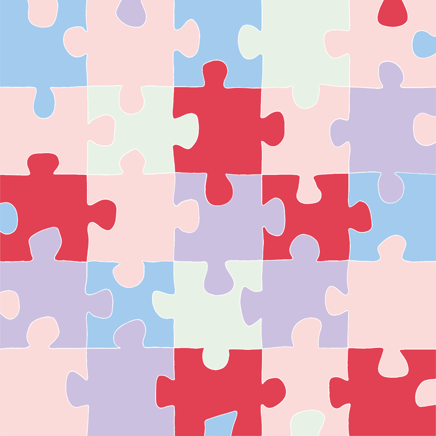 Puzzle par Louise Bodin — motif de carreau de ciment