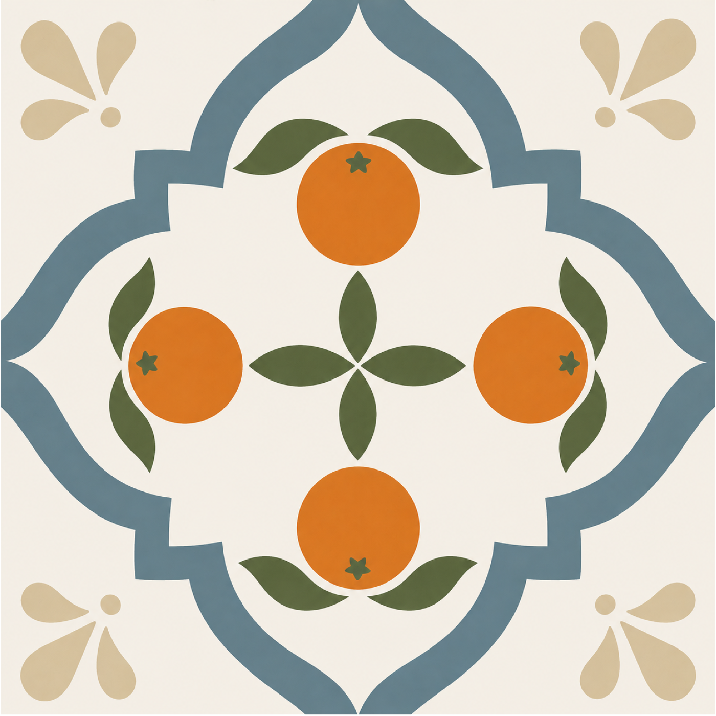 Fruits par Clementine Altwegg — motif de carreau de ciment