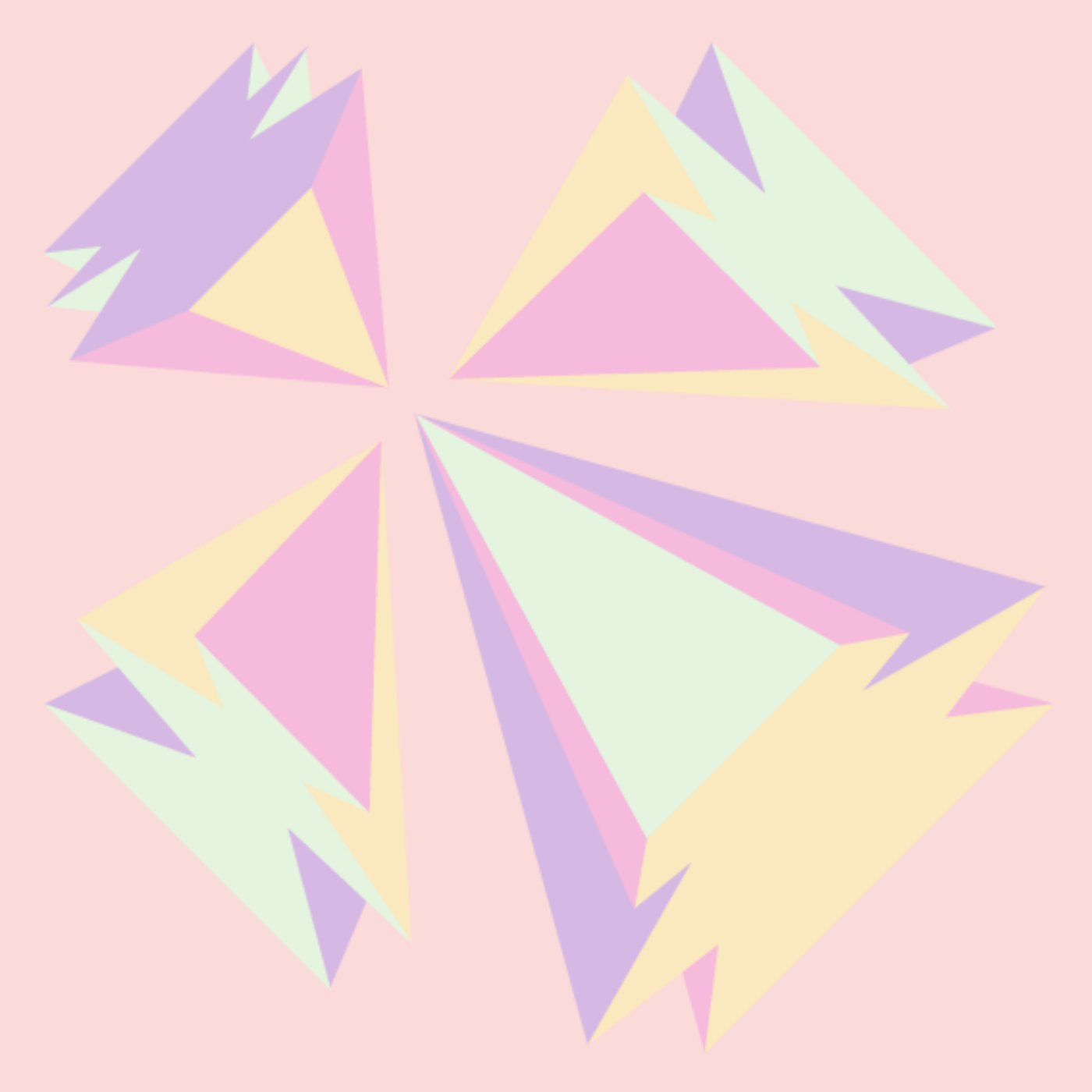 Plateformes volantes par Lucie Nivot — motif de carreau de ciment