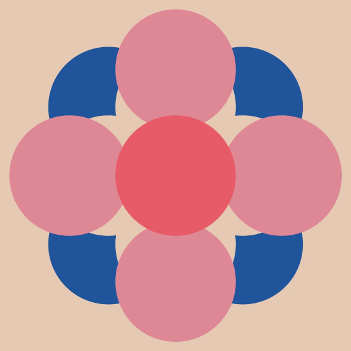 Cabine Flower Pop par Cabine — — motif de carreau de ciment