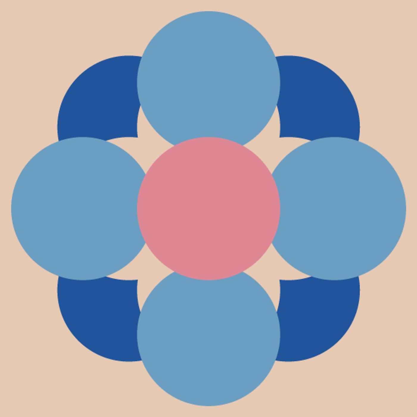 Cabine Flower Pop par Cabine — — motif de carreau de ciment