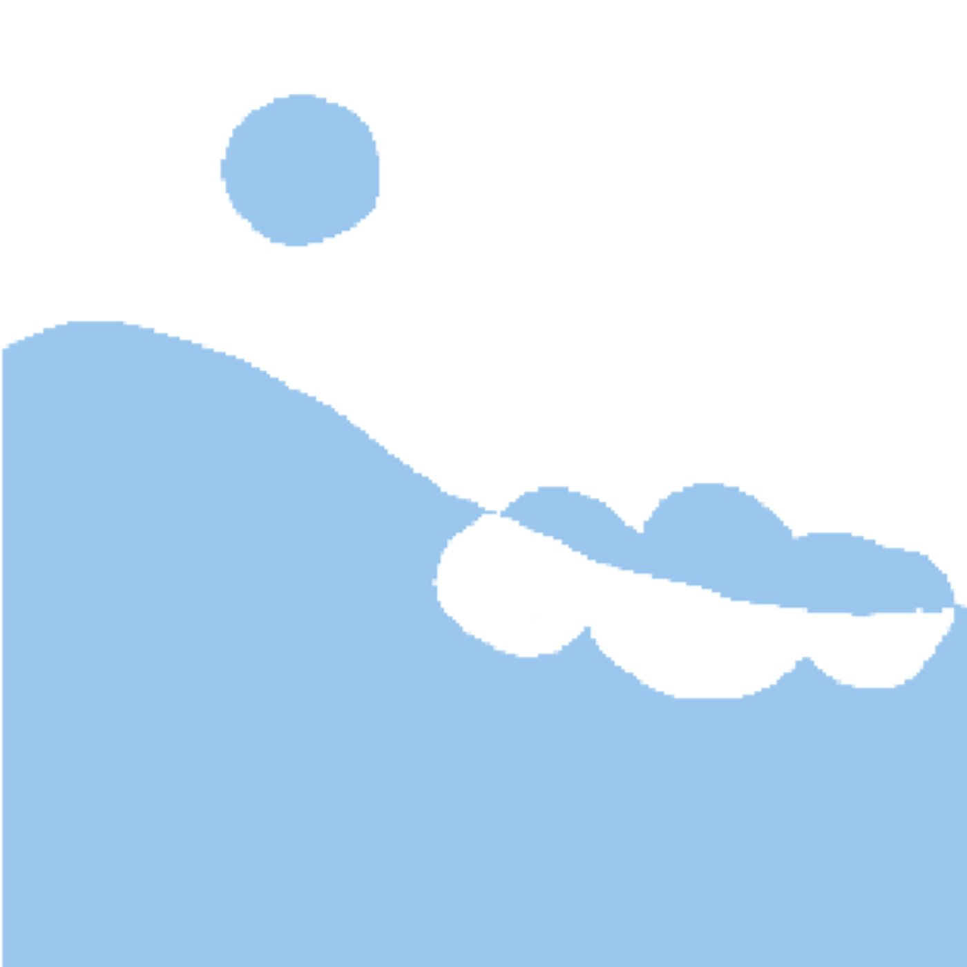 Nuages par Meije — — motif de carreau de ciment