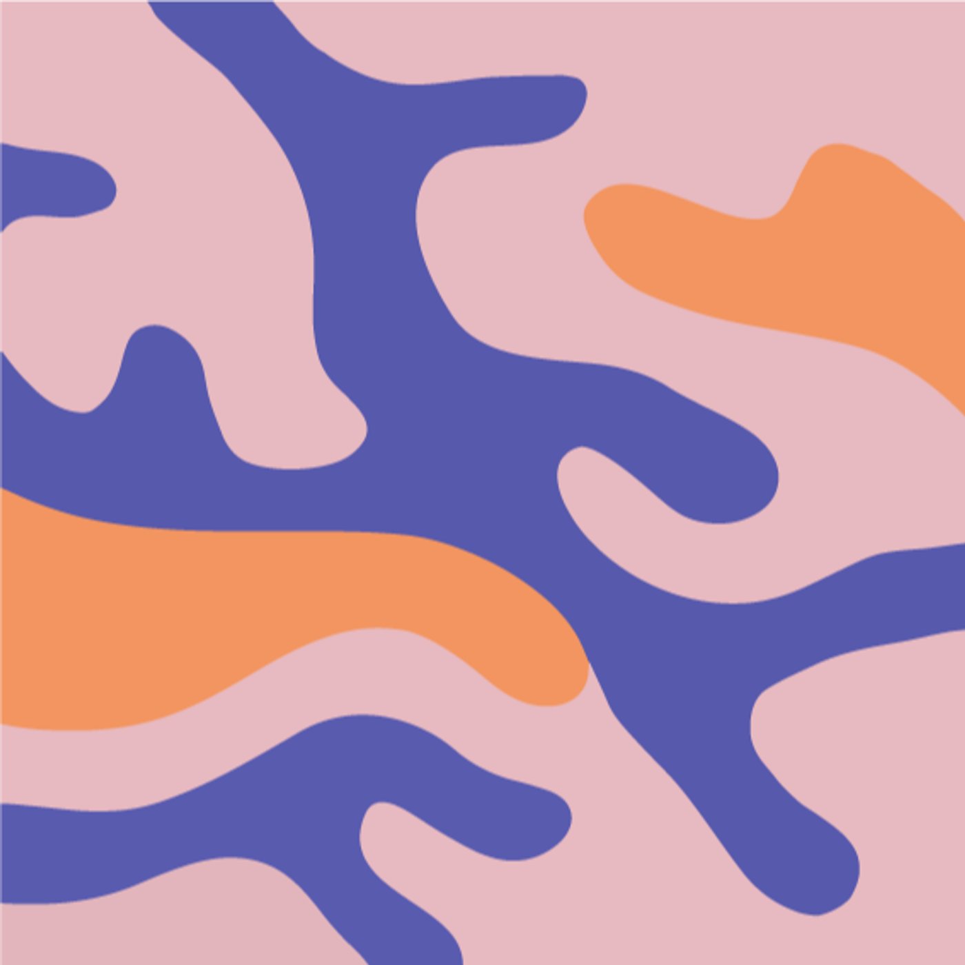 Les Coraux par Emilie Ruard — motif de carreau de ciment
